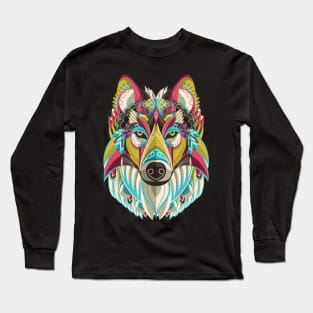 Colours of wolf Long Sleeve T-Shirt